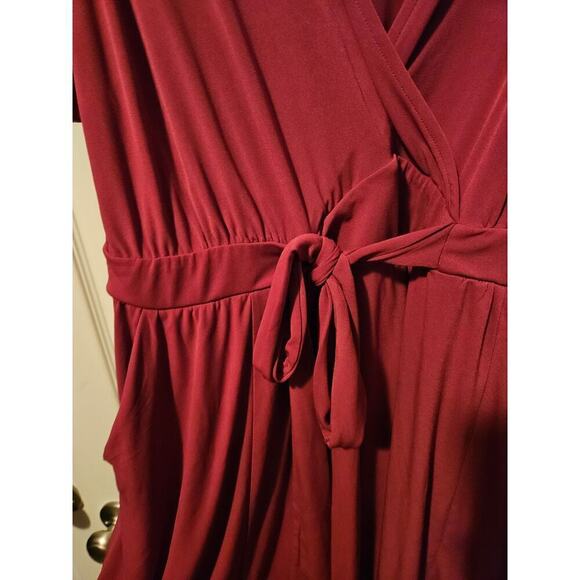 Torrid Studio Knit Surplice Tie Back Mini Dress Women's  Size 2X - Picture 4 of 9